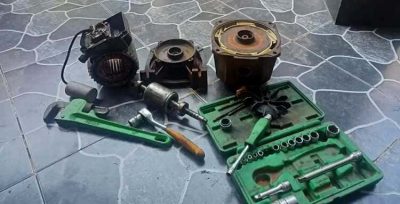 Perbaikan pompa air